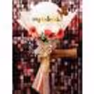 The sparkling pink bouquet is special as it signifies the birth of your girlchild