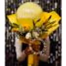 Send a special and sweet message with the vinyl message added to the bouquet