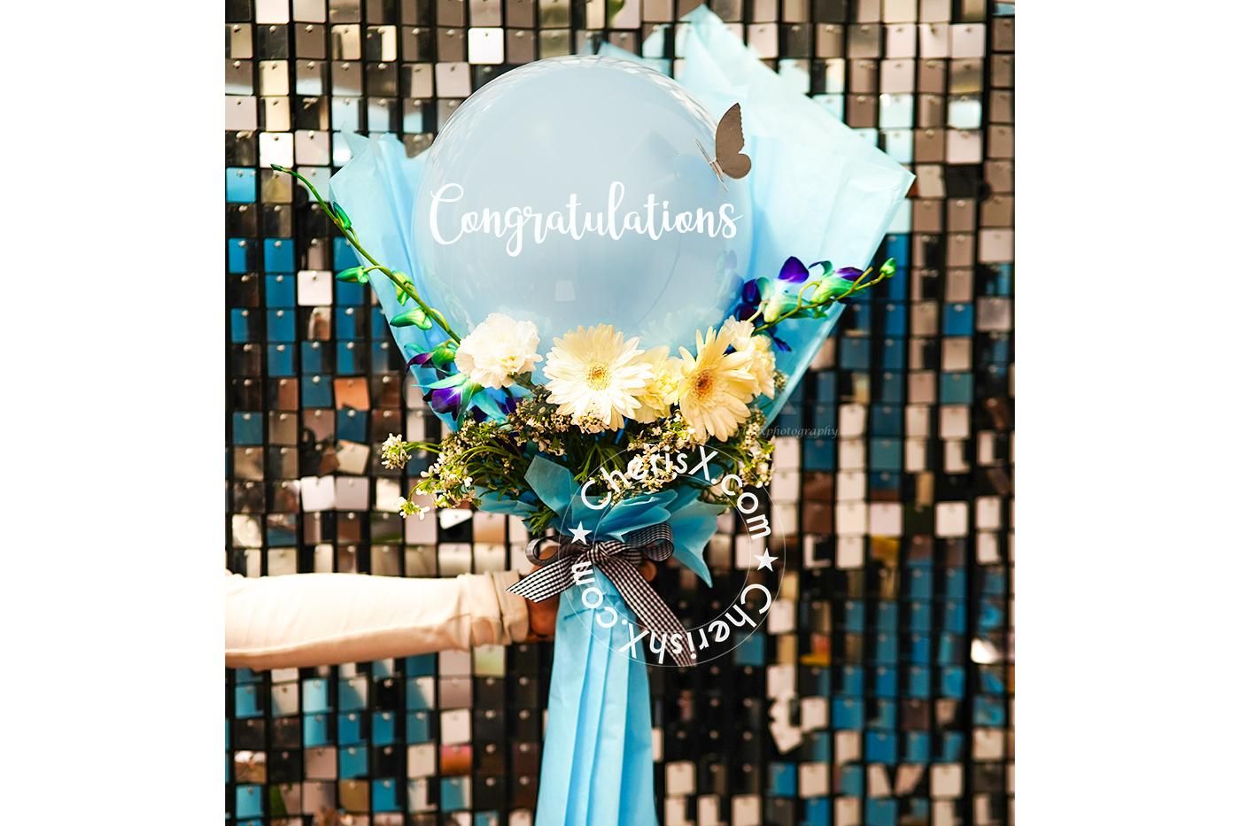 The flower combinations in the bouquet are creatively outstanding