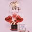Send these heart-shaped balloons to shower your love upon your partner.