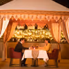 Your dinner with loved ones must be a personal celebration at Leela Shahdara’s cabana