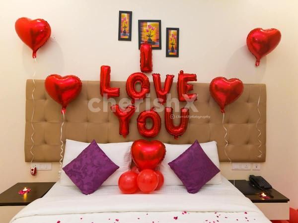 Romantic surprise stay with decoration in gurgaon by cherishx