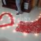 Romantic Decor Of Balloons and Candles — photo 3