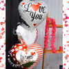 Express your passion and admiration with this unique gift of a teddy and love balloon bouquet combo