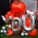 Express your passion and admiration with this unique gift of a teddy and love balloon bouquet combo