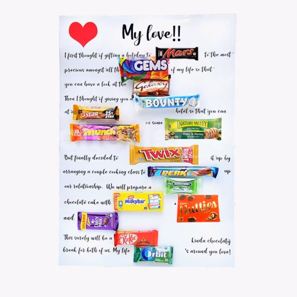 The chocolate love letter is an experience you cannot find elsewhere