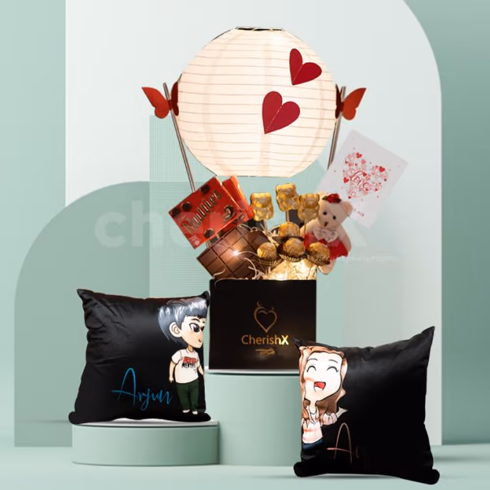 The parachute chocolate bucket is a unique Valentine's present you should not miss