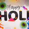 The colorful balloons infuse Holi vibes into the ambience.