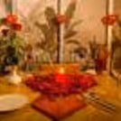 Enjoy the specially decorated area for couples at L'osteria Bella