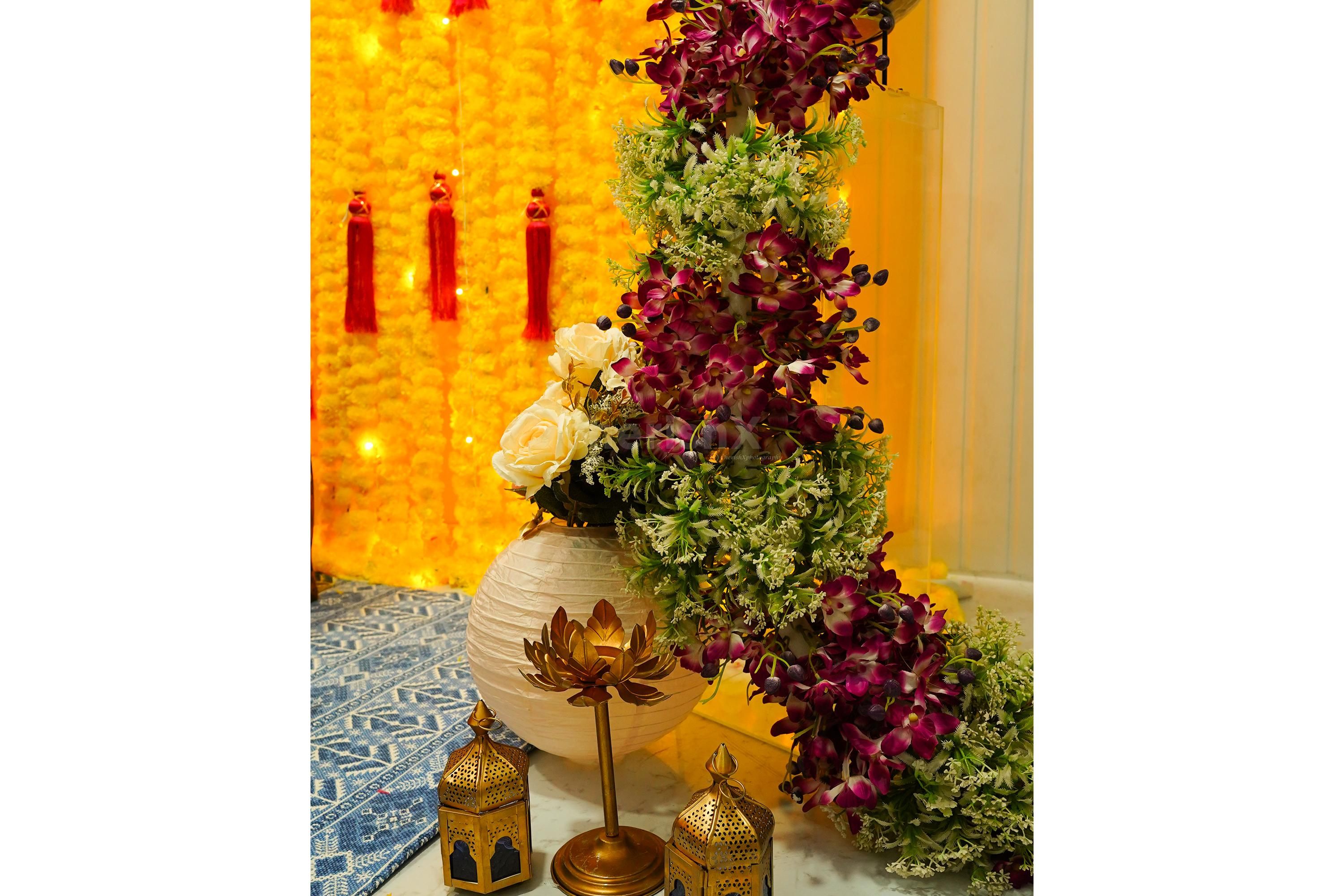 Create lasting memories at the beautiful floral mandap