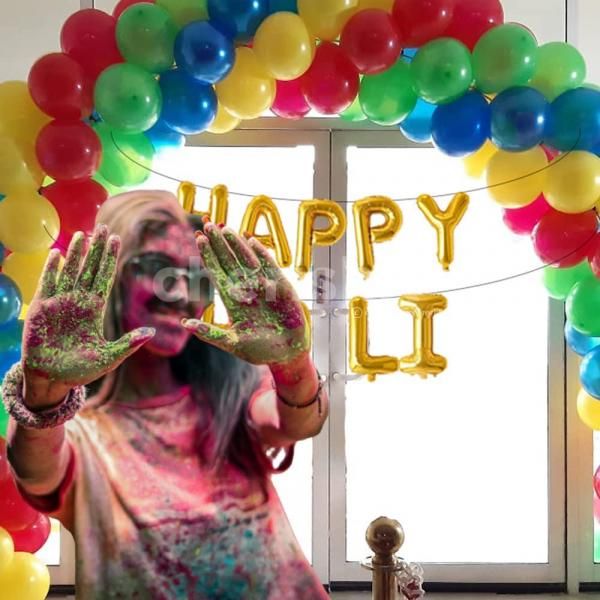 Plan a Holi Party with CherishX's Holi Balloon Decoration!