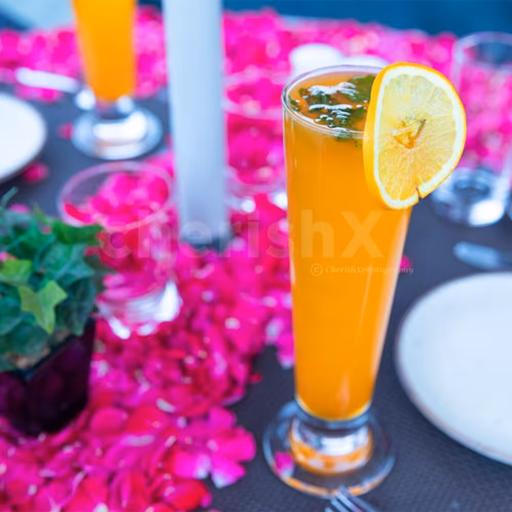 You will be treated special with a welcome drink as you arrive at the Mango suites