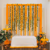 The garlands are an appealing addition to wedding ceremonies