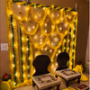 Dance to the tunes of wedding ceremonies with elegant Haldi/Mehndi décor by CherishX.