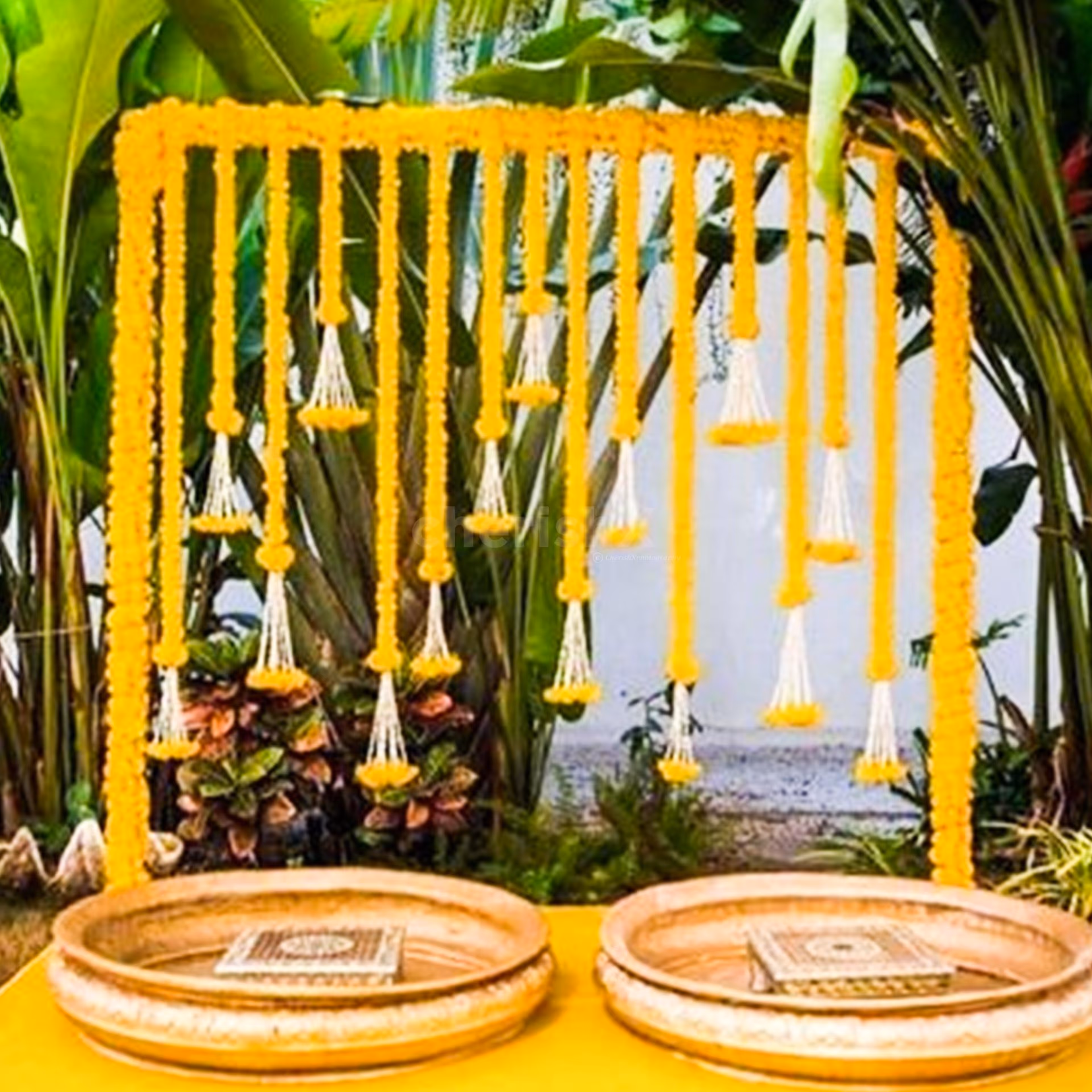 Beautiful decor can set an exciting start to your Haldi celebrations.
