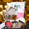 The cute white teddy added to the birthday hamper is a love surprise item