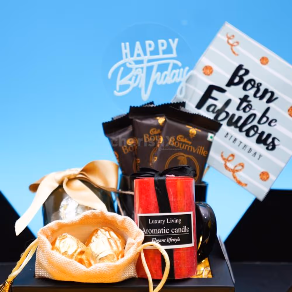 A birthday gift is special like the Birthday Hamper for Him, specially crafted with fun and loving items by CherishX