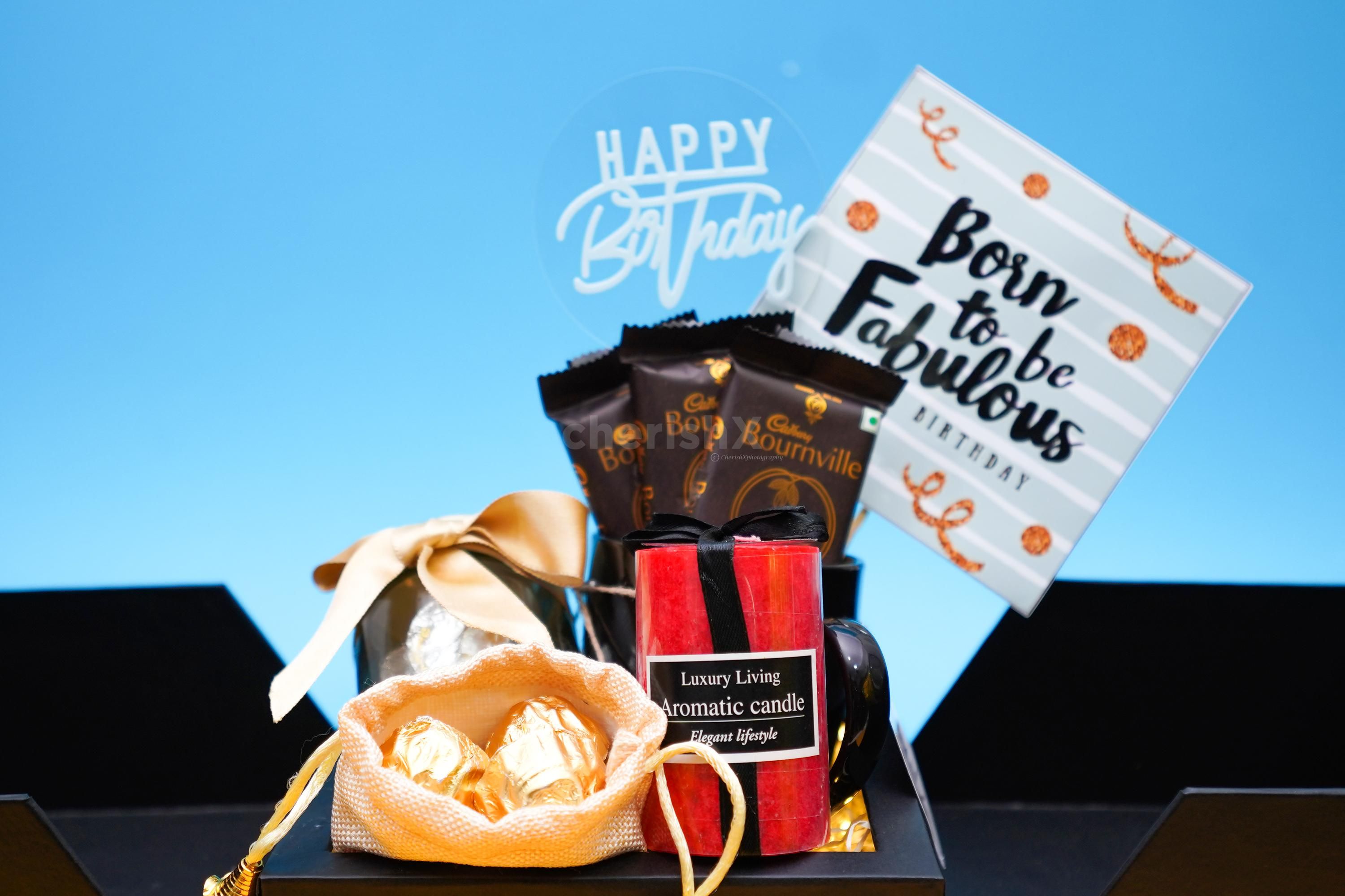 A birthday gift is special like the Birthday Hamper for Him, specially crafted with fun and loving items by CherishX