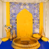 Mediterranean Theme Haldi Decor