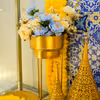The bold colours in the Mediterranean-inspired Haldi ceremony will truly fascinate your guest