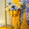 The bold colours in the Mediterranean-inspired Haldi ceremony will truly fascinate your guest
