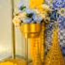 The bold colours in the Mediterranean-inspired Haldi ceremony will truly fascinate your guest