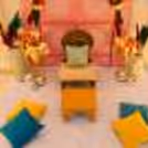 The Boho theme is suitable for a fun and fancy celebration of a Mehndi and Haldi function