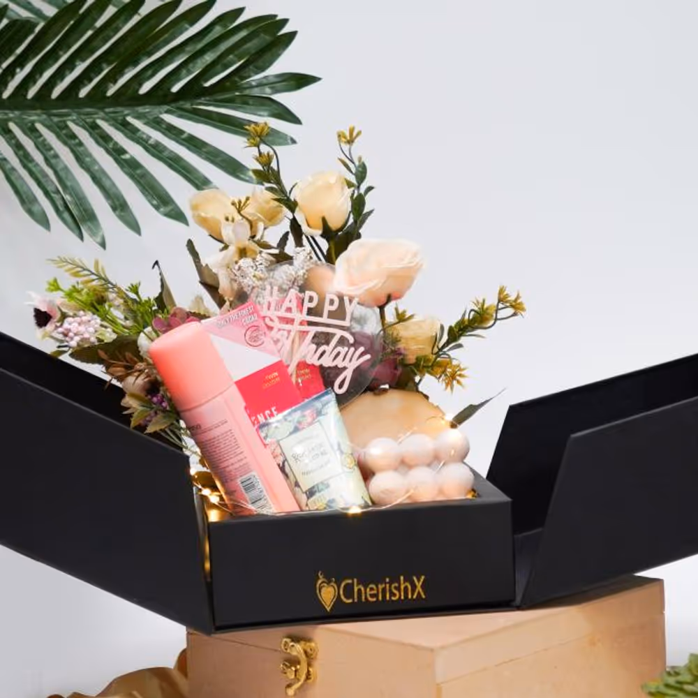 The aromatic candles will add the special scent of joy for birthdays