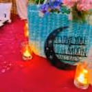 Enjoy a delightful meal with an intimate set-up at the gazebo
