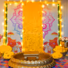 Elephant Theme Colourful Haldi Decor