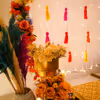 Add beauty to the plain walls of the venue with our Vibrant Mehndi decoration