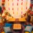 The spectacular decoration adds cultural and colourful vibes to the event