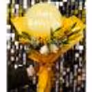 The beautiful and carefully chosen real flowers are a lovely addition to the unique bouquet