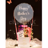 Keep your mother’s day celebration simple yet stylish with our Exotic Happy Mother Day Flowers Balloon Bucket