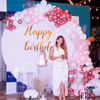 Premium Decoration/backdrop in Rose Gold for your birthday bash.
