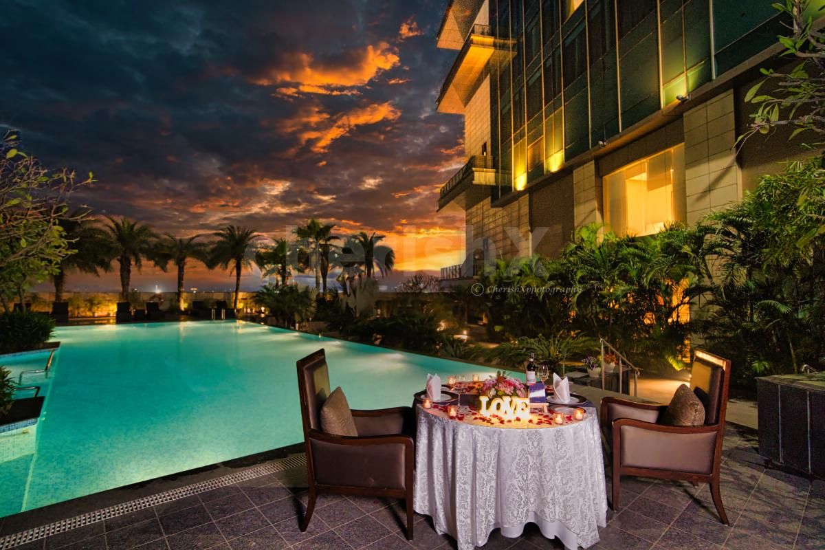 The 3-course meal is specially crafted by the chef for the couple