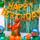 Relive the prehistoric days with our stunning dinosaur happy birthday theme décor