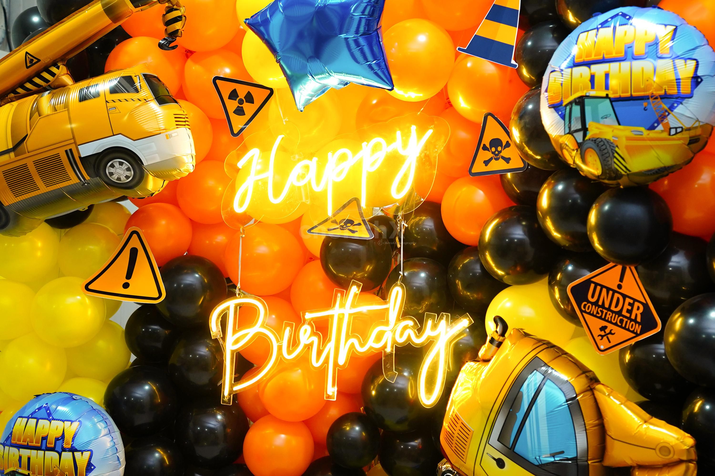 Decorating balloons is fun and delightful for the kids.