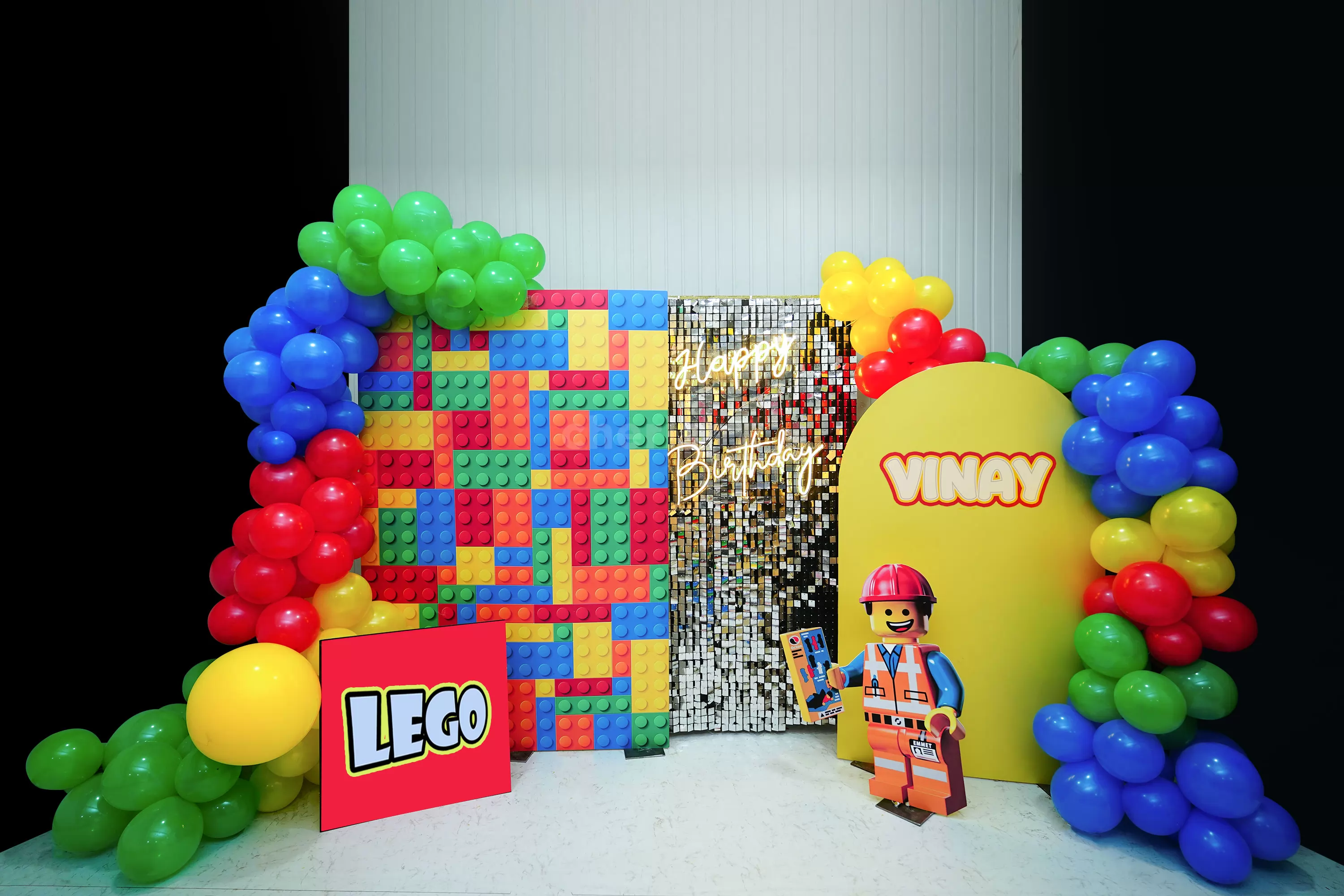 Transform your birthday space into a lego wonderland with lego theme birthday decorations. Delhi NCR