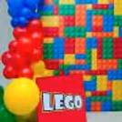 The sun board with a cartoon Lego theme can make a great photo prop.