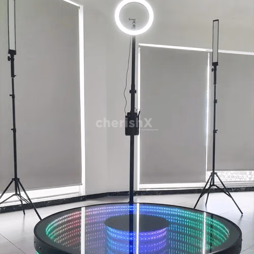 The 360-degree selfie booth will be fun for both kids and parents alike