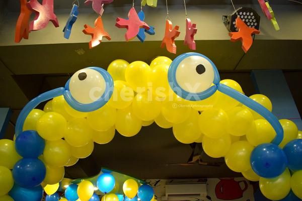 Minion Theme Cutouts for Birthday Decoration