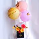 The decorated balloons spread happy and warm vibes for the occasion