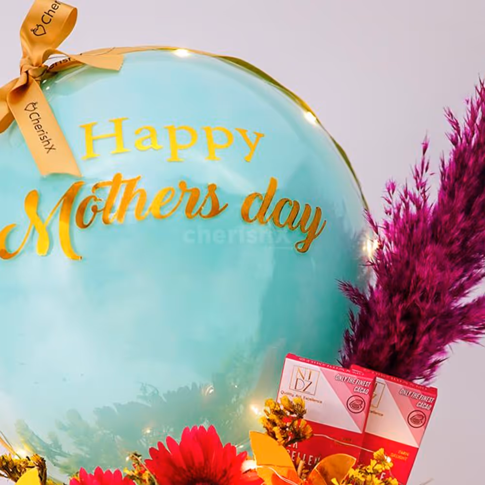 The nidz chocolate is a perfect sweet added to the bucket for the Mother’s Day present