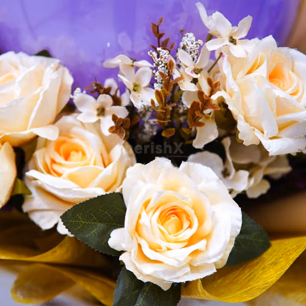 The net fabric is a unique addition enriching the outlook of the hamper