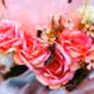 The Mother’s Day vinyl message is a fun attraction in the bouquet