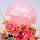 The lovely decorated balloon and flower bouquet will be a memorable gift for years to come.