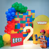 Our Lego Block decor adds fun and memories of a lifetime to any Birthday Party!