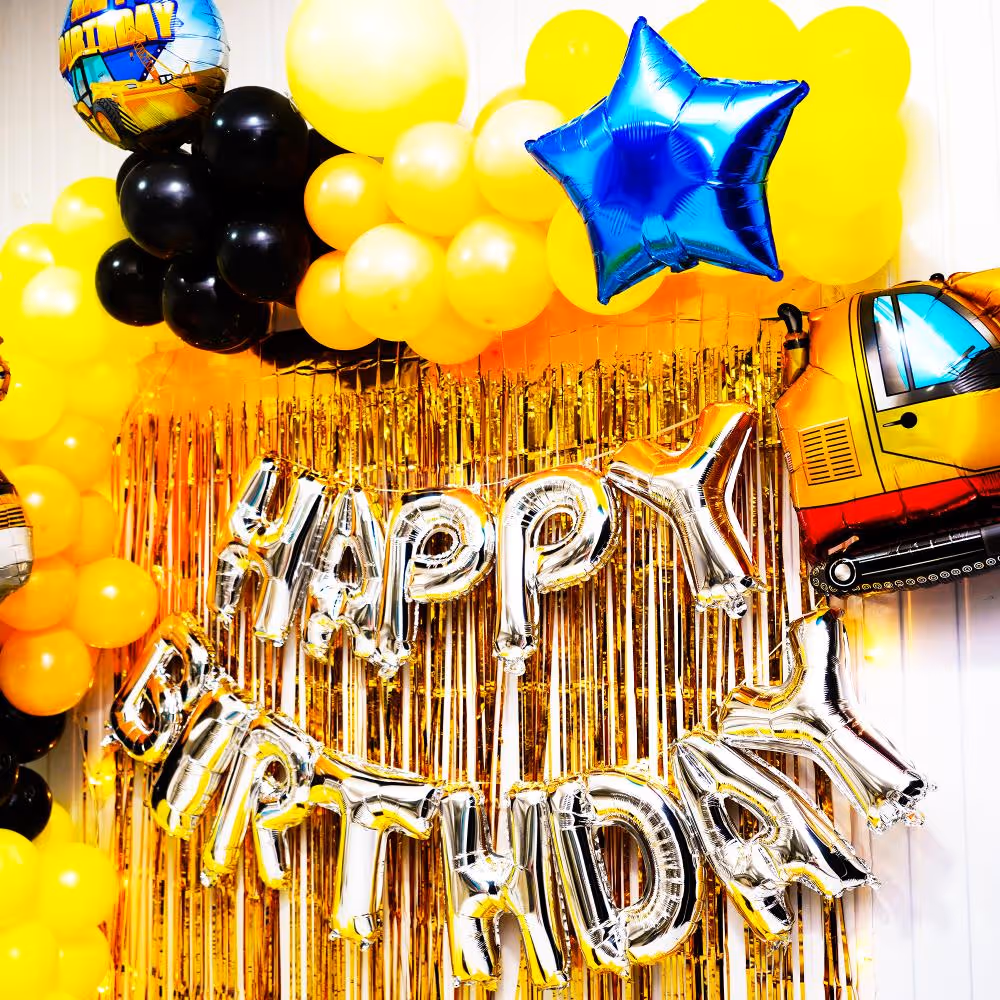 The JCB construction theme party is best for children who admire the industry and its specialities