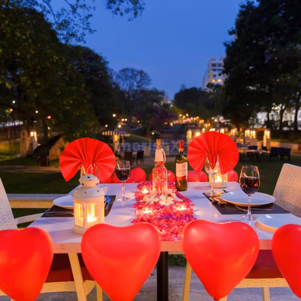 The night of love and adoration with a beautiful setup will be a memorable one